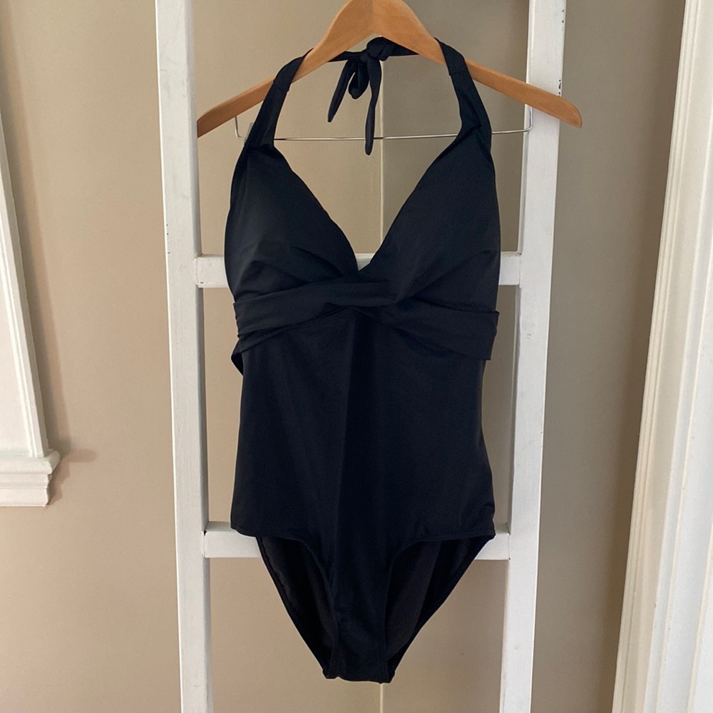 NWT Swimsuits for All Halter One Piece - 14